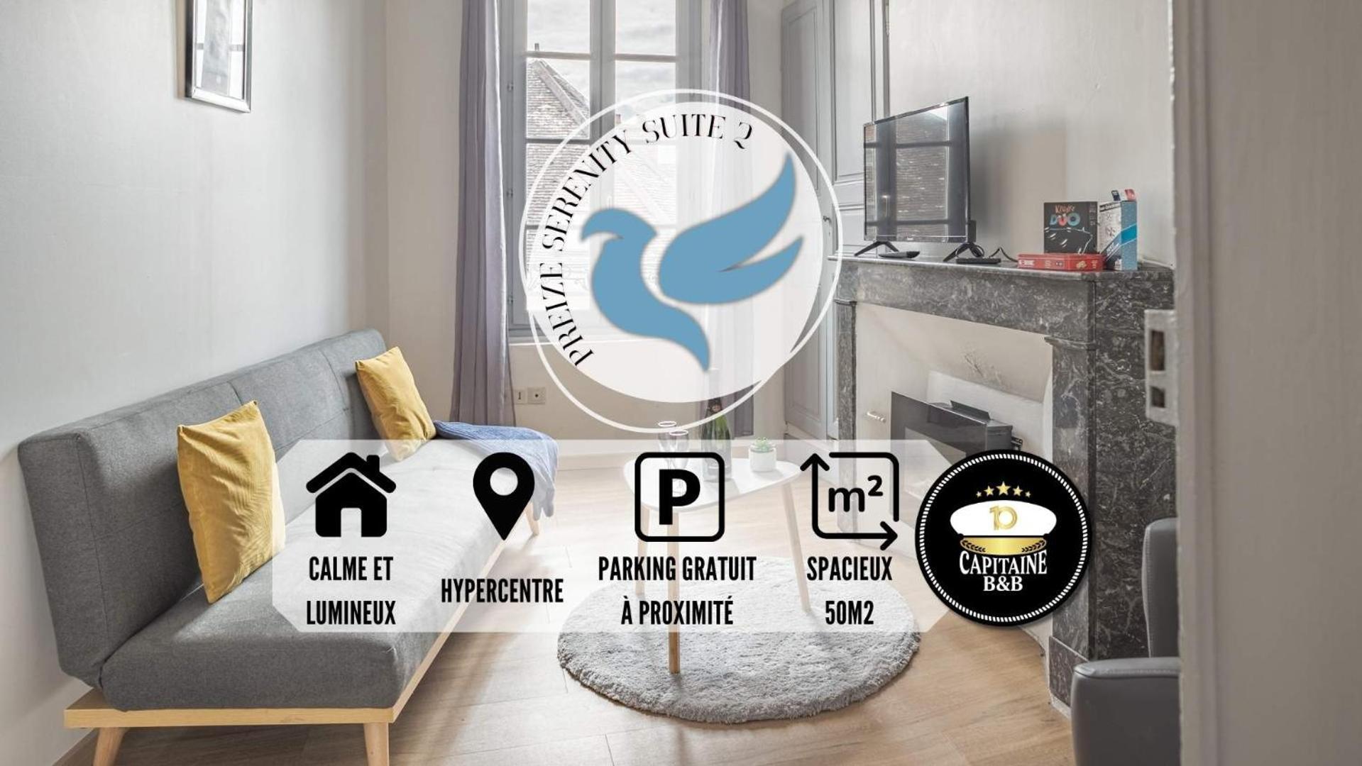 Preize Serenity Suite 2 - Hypercentre - 2 Pers. Troyes Eksteriør bilde